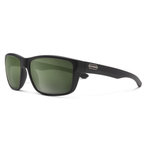 Suncloud Mayor Matte Black/Polar Gray Green