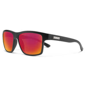 Suncloud A-Team Matte Black/Polar Red Mirror