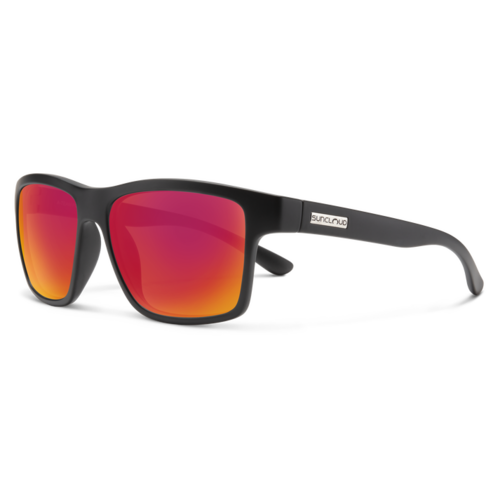 Suncloud A-Team Matte Black/Polar Red Mirror