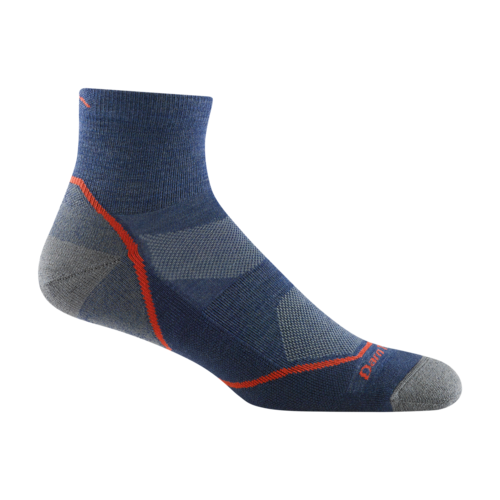Darn Tough Men's Hike/Trek 1/4 Sock Lightweight with Cushion 1991