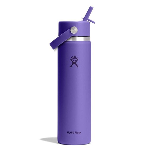 Hydro Flask Wide Mouth with Matching Flex Straw Cap 24oz Hydro Flask Wide Mouth with Matching Flex Straw Cap 24oz
