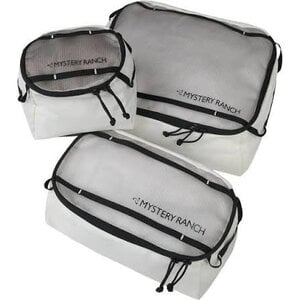 Mystery Ranch Mission Packing Cube Set - White 3 pcs Mystery Ranch Mission Packing Cube Set - White 3 pcs
