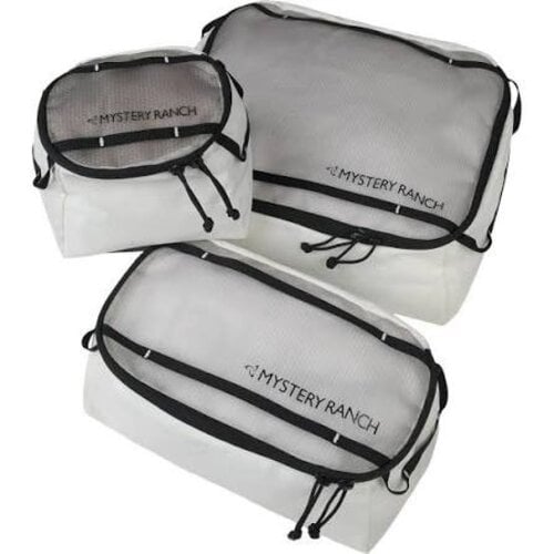 Mystery Ranch Mission Packing Cube Set - White 3 pcs Mystery Ranch Mission Packing Cube Set - White 3 pcs