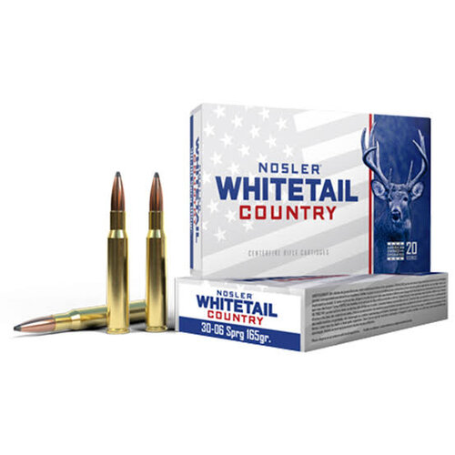 NOSLER Whitetail Country Ammunition 30-06 Sprg. 150gr. NOSLER Whitetail Country Ammunition 30-06 Sprg. 150gr.