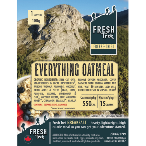 Fresh Trek Freeze Dried Meals Fresh Trek Freeze Dried Meals