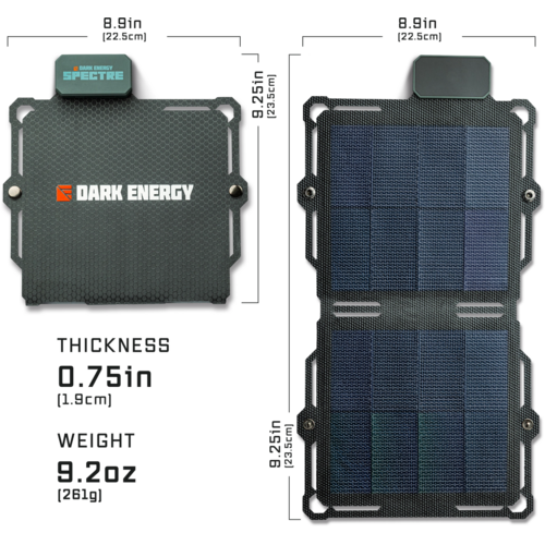Dark Energy Spectre Solar Panel 8W - Orange Dark Energy Spectre Solar Panel 8W - Orange