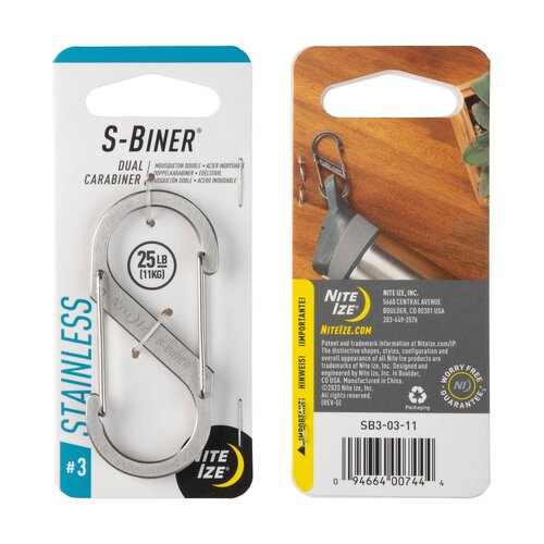 Nite Ize S-Biner Dual Carabiner Nite Ize S-Biner Dual Carabiner