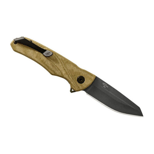 Buck Sprint Ops Reverse Tanto Blade S35VN Green Micarta Handle Buck Sprint Ops Reverse Tanto Blade S35VN Green Micarta Handle