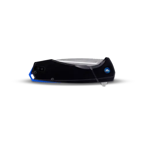 Buck Ruckus Framelock Black Anodized Handle w/ Blue Accent Buck Ruckus Framelock Black Anodized Handle w/ Blue Accent