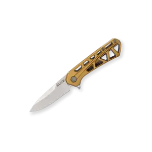 Buck Trace Drop Point Bronze Folder, Small Buck Trace Drop Point Bronze Folder, Small