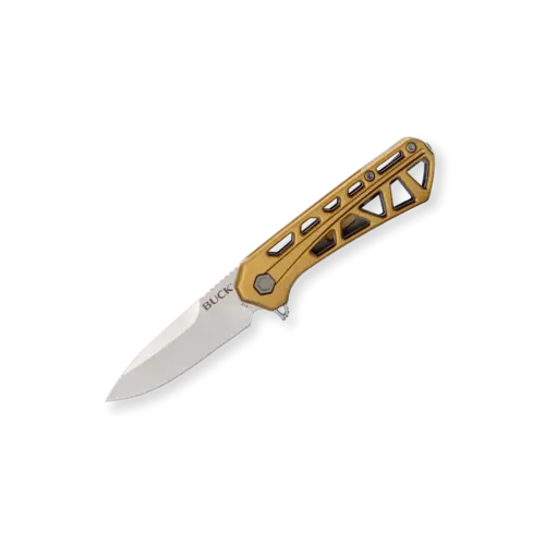 Buck Trace Drop Point Bronze Folder, Small Buck Trace Drop Point Bronze Folder, Small