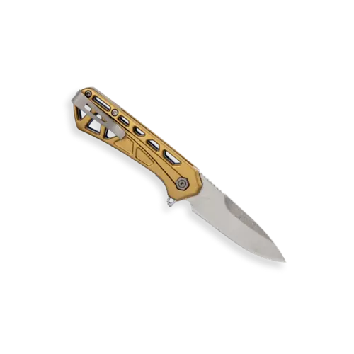 Buck Trace Drop Point Bronze Folder, Small Buck Trace Drop Point Bronze Folder, Small