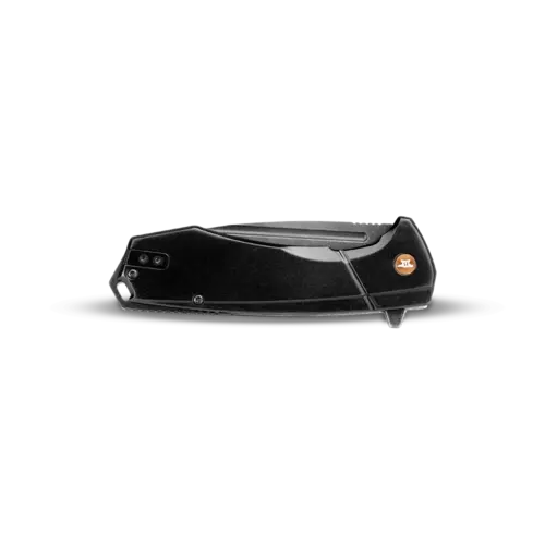 Buck Ruckus Framelock Black Anodized Handle, Copper Accent Buck Ruckus Framelock Black Anodized Handle, Copper Accent