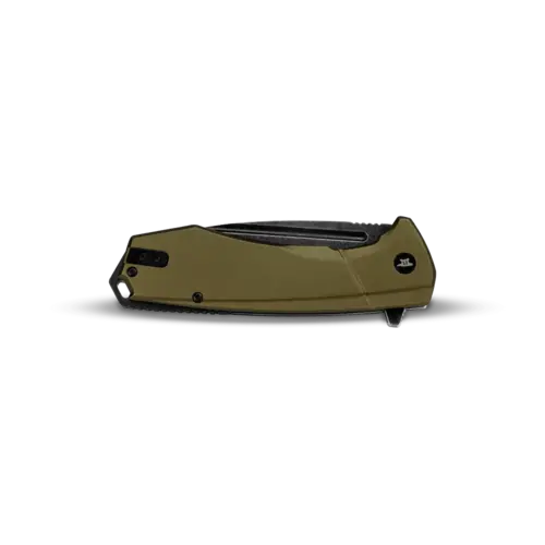 Buck Ruckus Framelock OD Green Anodized Handle Buck Ruckus Framelock OD Green Anodized Handle