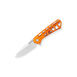 Buck Buck Trace Drop Point Orange Folder, Small