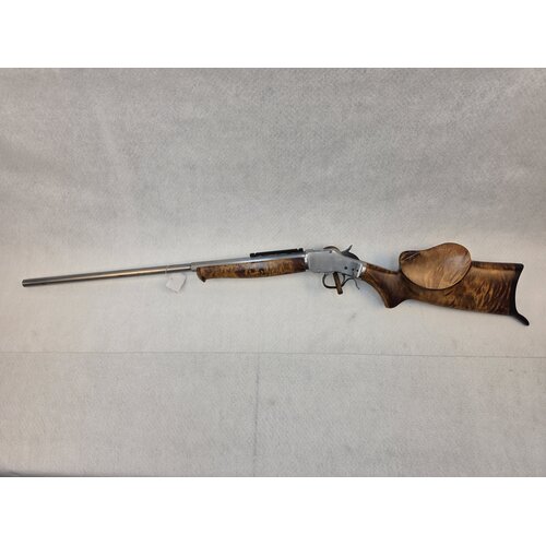 Custom 218 Mashburn Bee Martini style Action Stainless 24" Barrel, Extra Fancy Schuetzen Style Stock, Weaver Rail - Reloading Accessories Available Custom 218 Mashburn Bee Martini style Action Stainless 24" Barrel, Extra Fancy Schuetzen Style Stock, Weaver Rail - Reloading Accessories Available