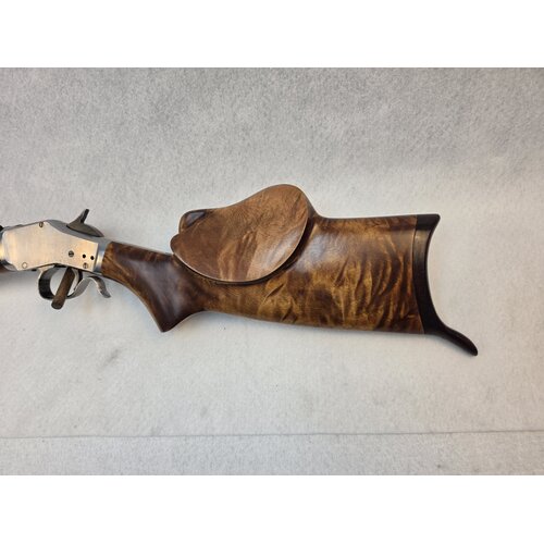 Custom 218 Mashburn Bee Martini style Action Stainless 24" Barrel, Extra Fancy Schuetzen Style Stock, Weaver Rail - Reloading Accessories Available Custom 218 Mashburn Bee Martini style Action Stainless 24" Barrel, Extra Fancy Schuetzen Style Stock, Weaver Rail - Reloading Accessories Available