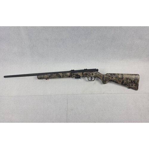 Savage Arms 17HMR 93R17 Kryptek Camo Synthetic, Blued, 1 x 5 Round Magazine, Good Condition