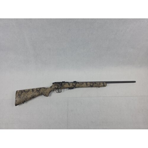 Savage Arms 17HMR 93R17 Kryptek Camo Synthetic, Blued, 1 x 5 Round Magazine, Good Condition