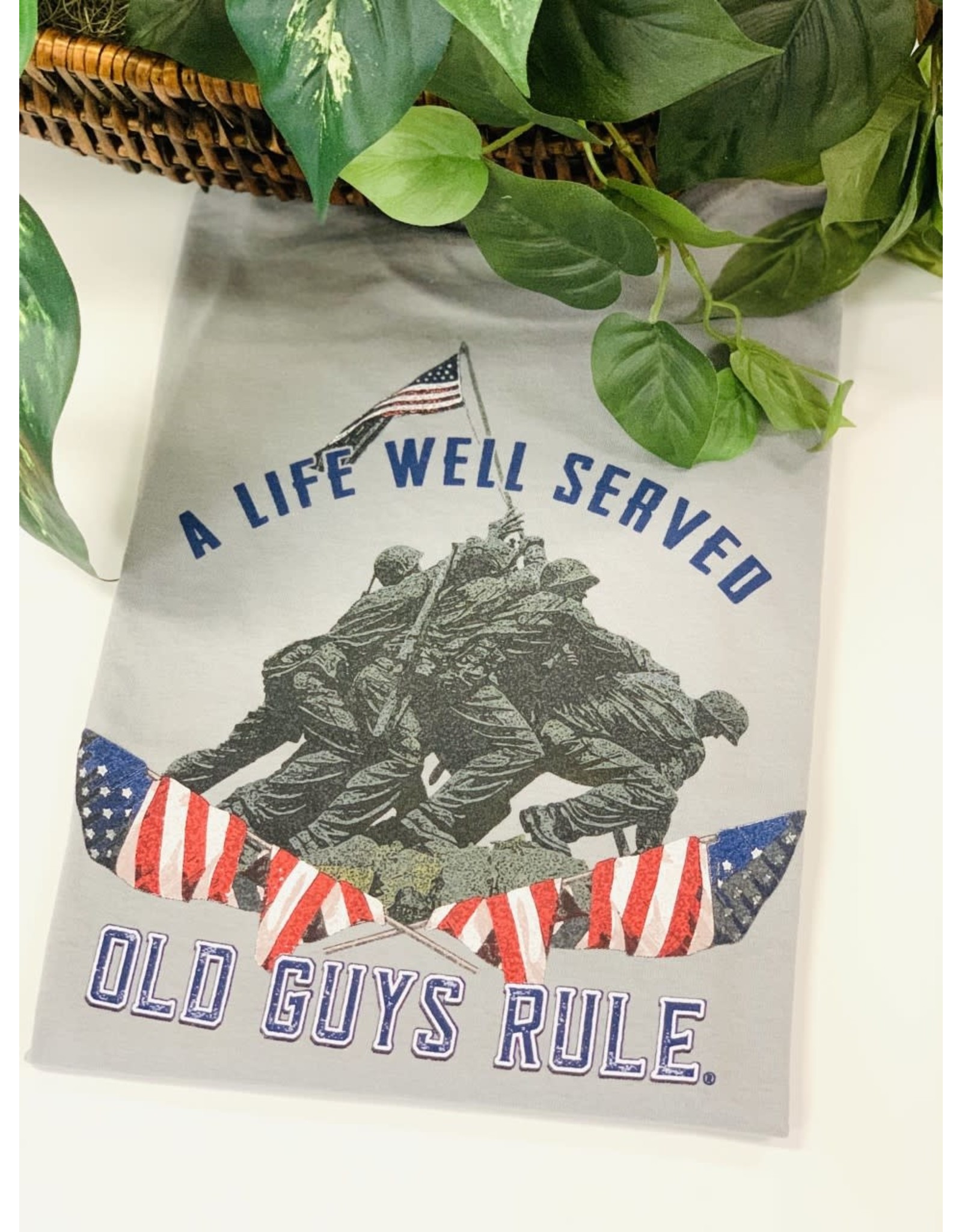 Old Guys Rule Old Guys Rule A Life Well Served T-Shirt