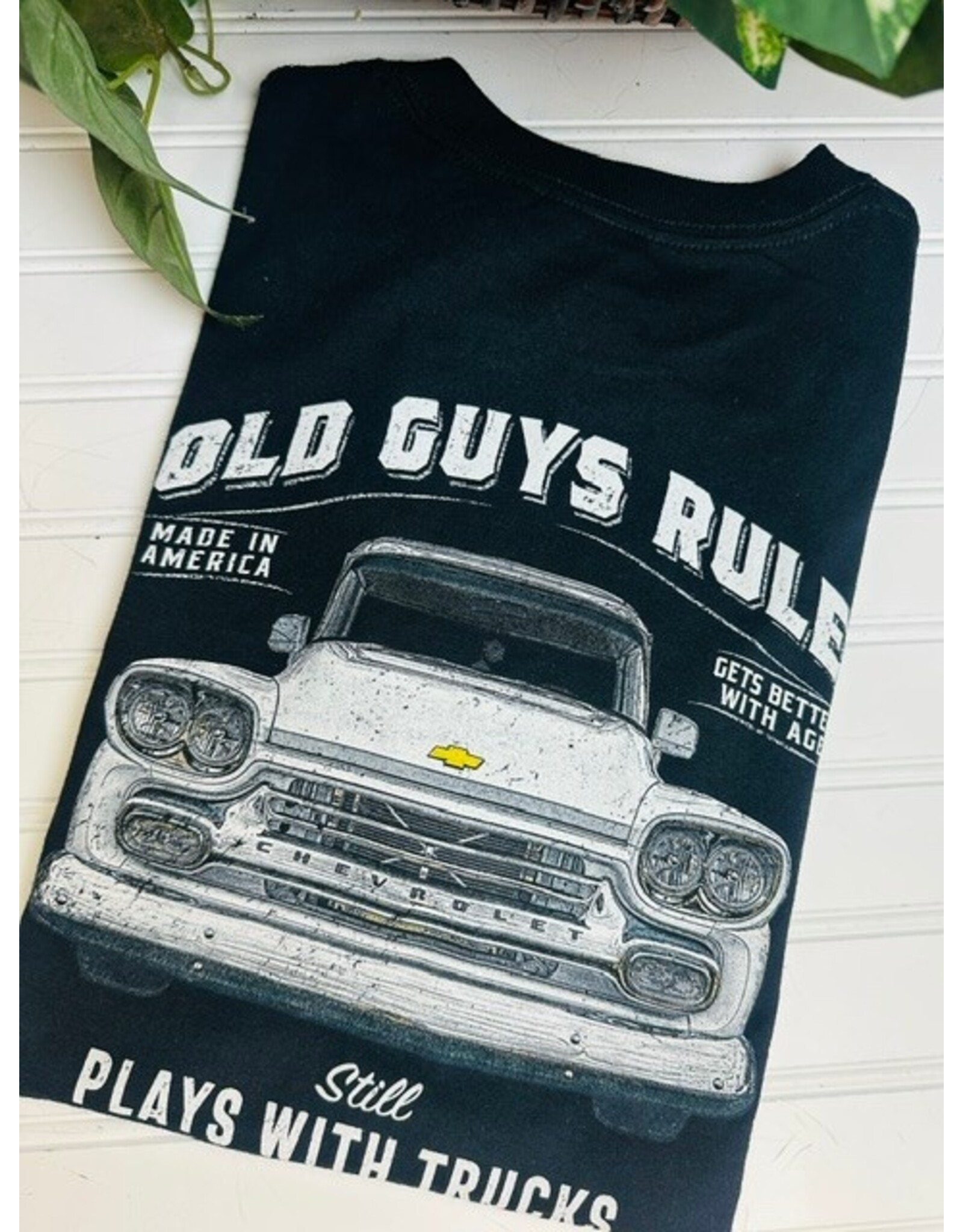 Old Guys Rule Old Guys Rule Plays With Trucks T-Shirt
