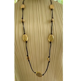 Deborah Grivas Design gri/dn872-matte/matte/gold/cast/bead/black/leather/layer