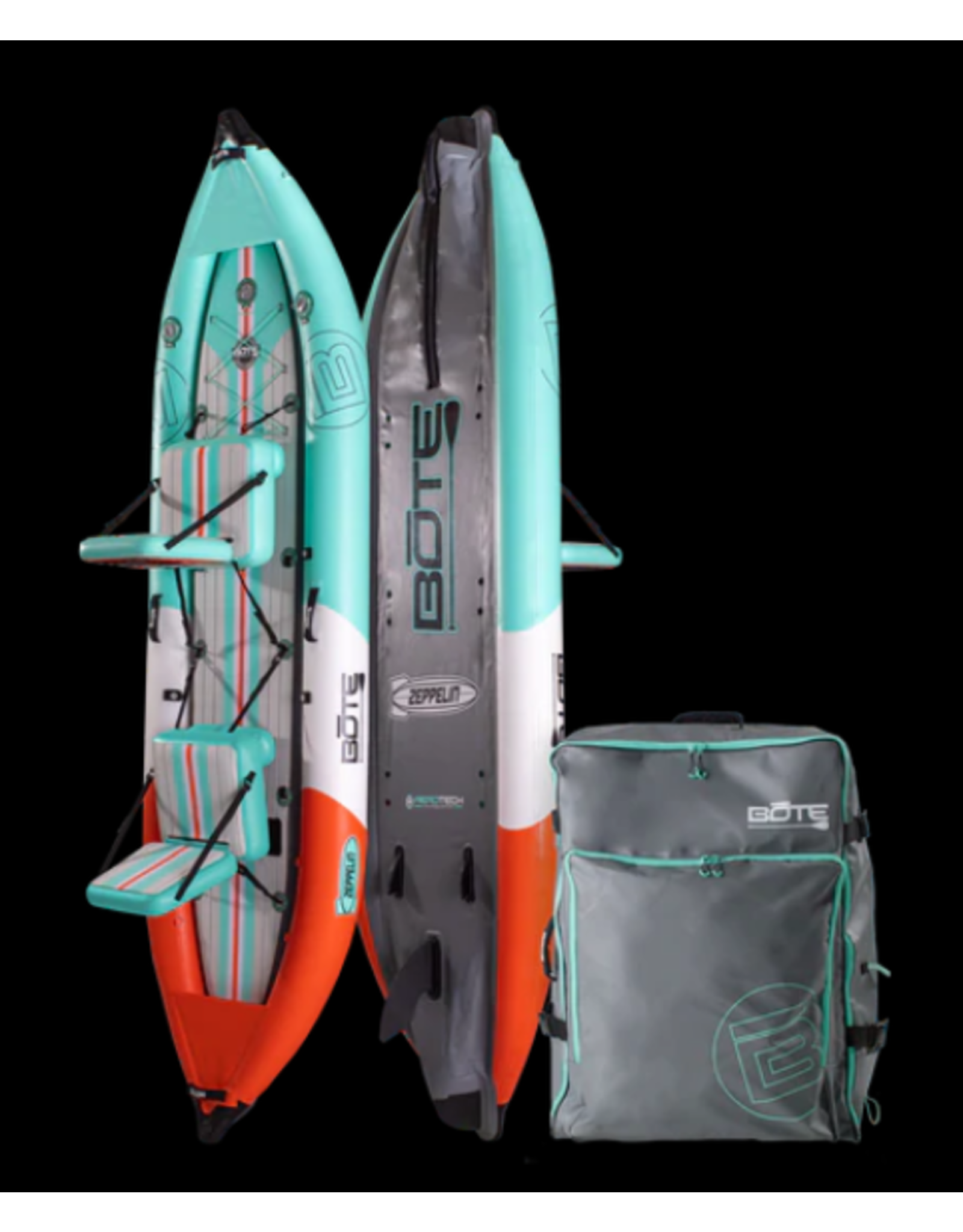 Bote KAYAK GONFLABLE ZEPPELIN 12'6 AÉRO Classic Seafoam Bote