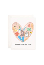 Bloomwolf Studio Bloomwolf - Medical Grateful Greeting Card