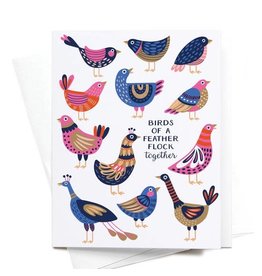 Onderkast Studio Onderkast - Birds of a Feather Flock Together Greeting Card