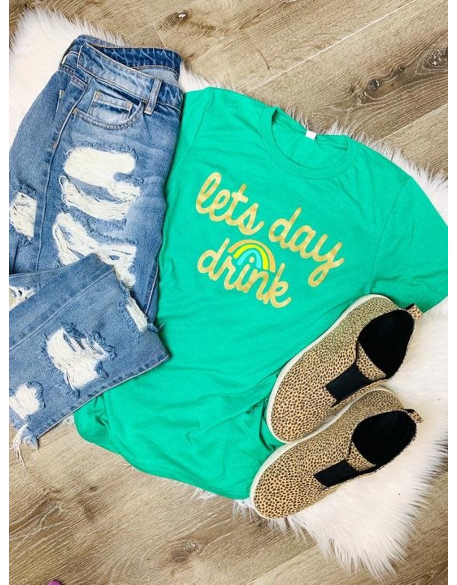 Texas Heart Co Lets Day Drink T-Shirt