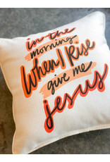 Little Birdie Give Me Jesus Piped Pillow