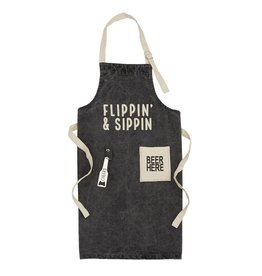Mud Pie Flippin and Sippin Apron