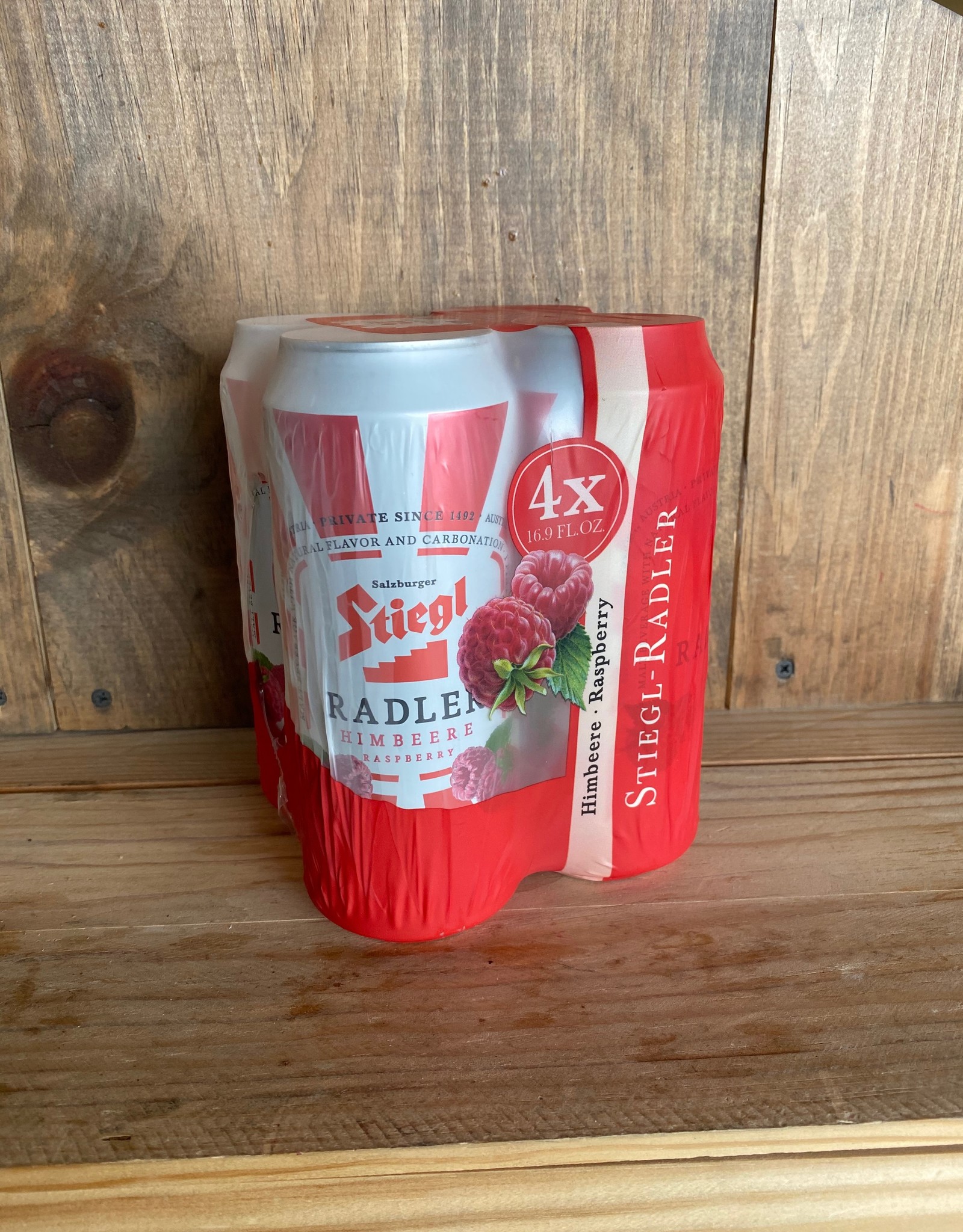Stiegl Radler Raspberry 16.9oz Cans 4-pack