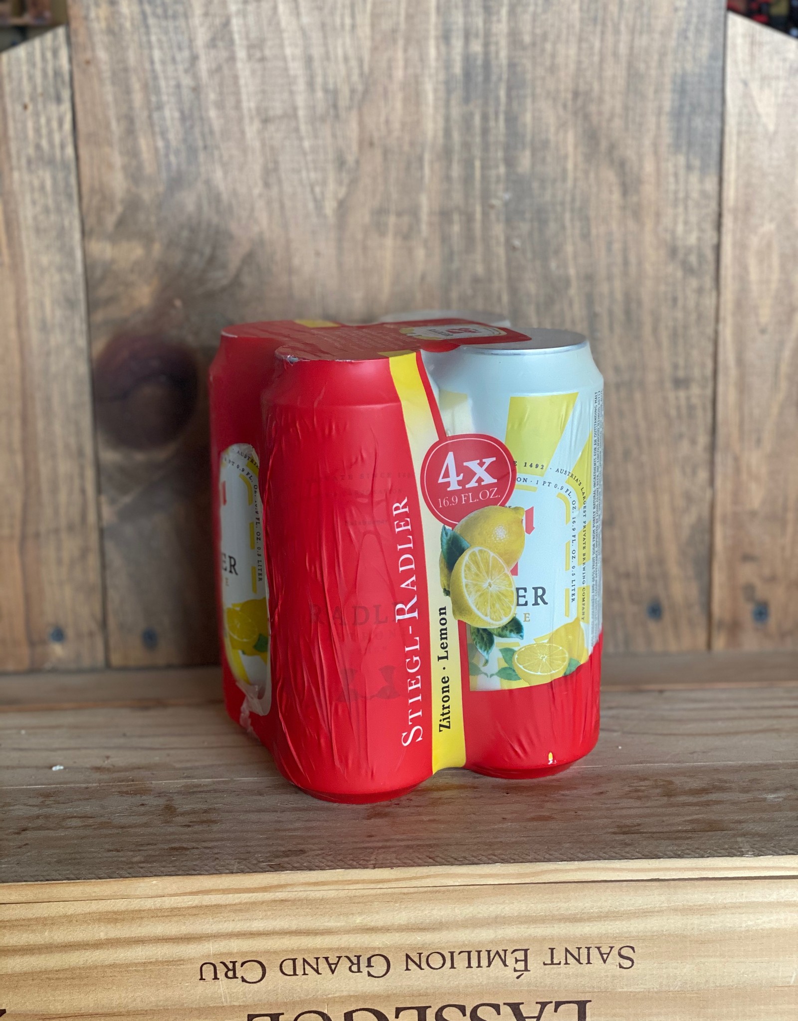 Stiegl Radler Lemon 16.9oz Cans 4-pack