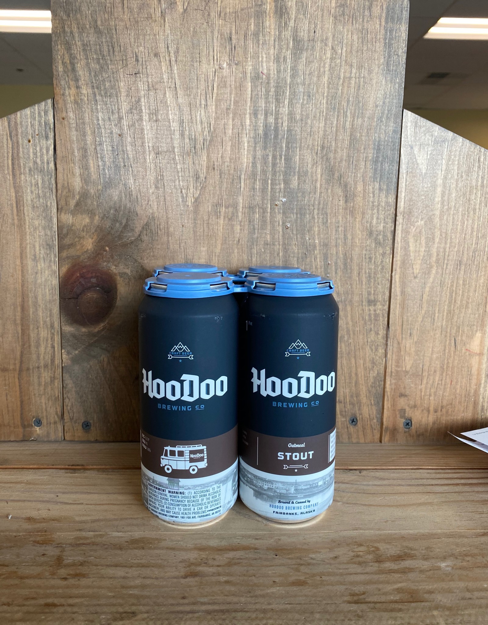 HooDoo Oatmeal Stout Cans 4-pack