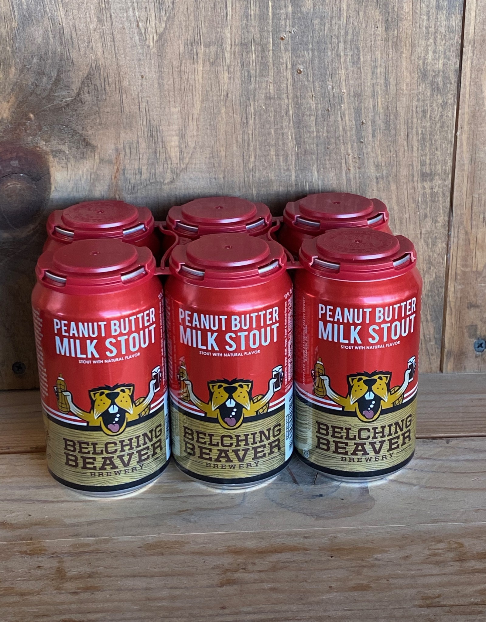 Belching Beaver Peanut Butter Milk Stout Cans 6-pack