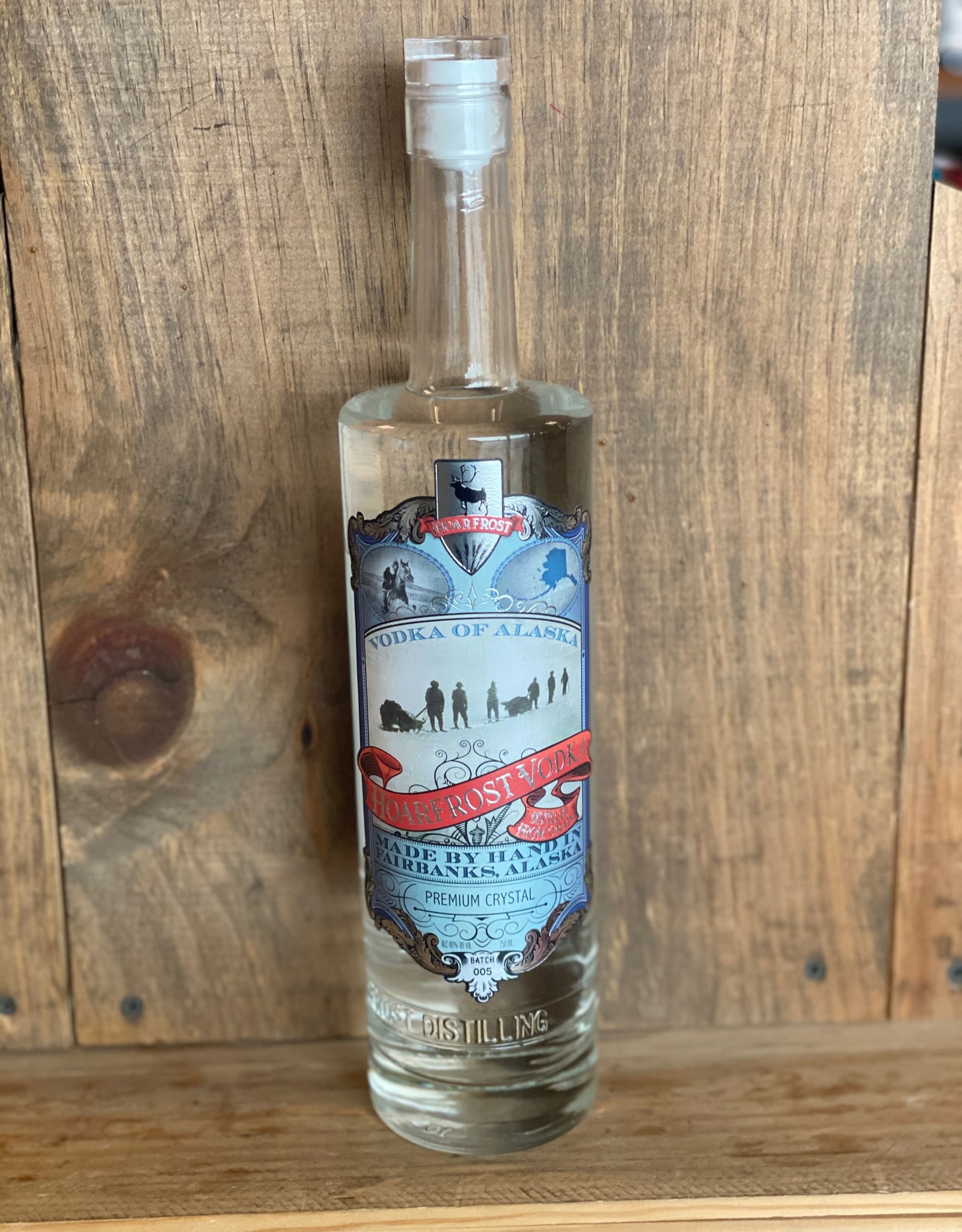 Hoarfrost Distilling Crystal Vodka 750ml (Blue Label)