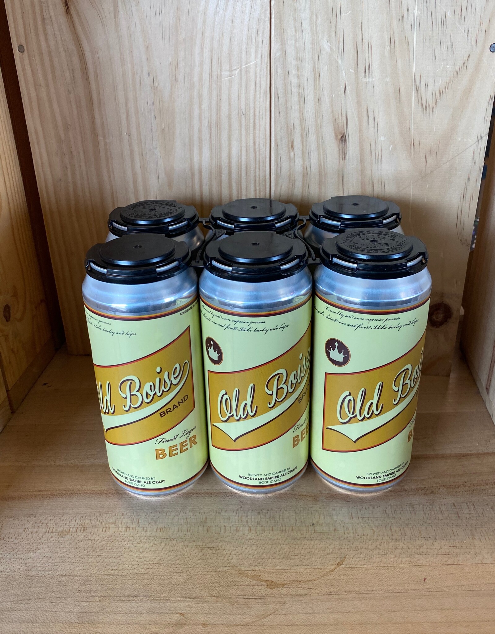 Woodland Empire Old Boise Lager Cans 6-pack