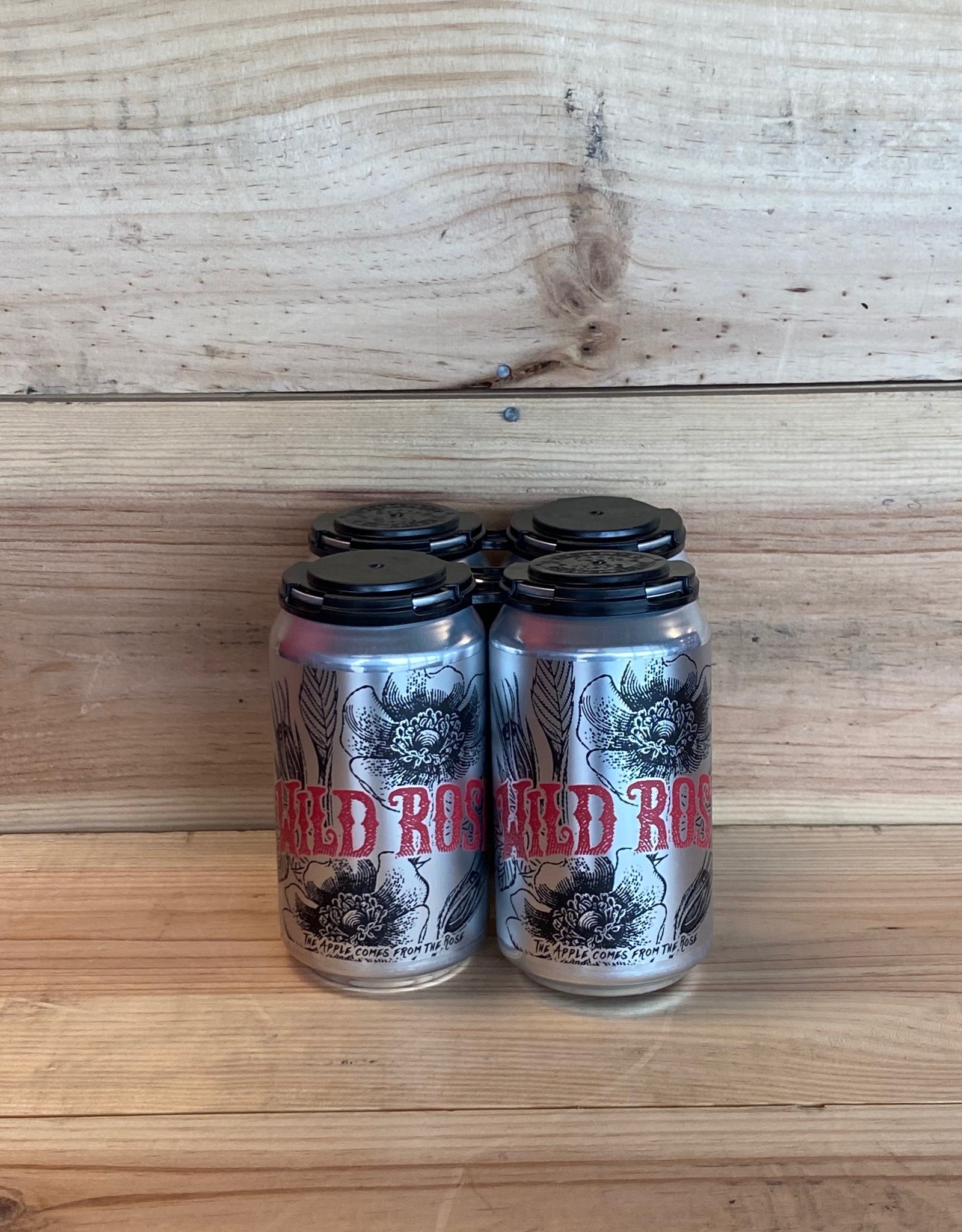 WildCraft Cider Works Wild Rose Cans 4-pack