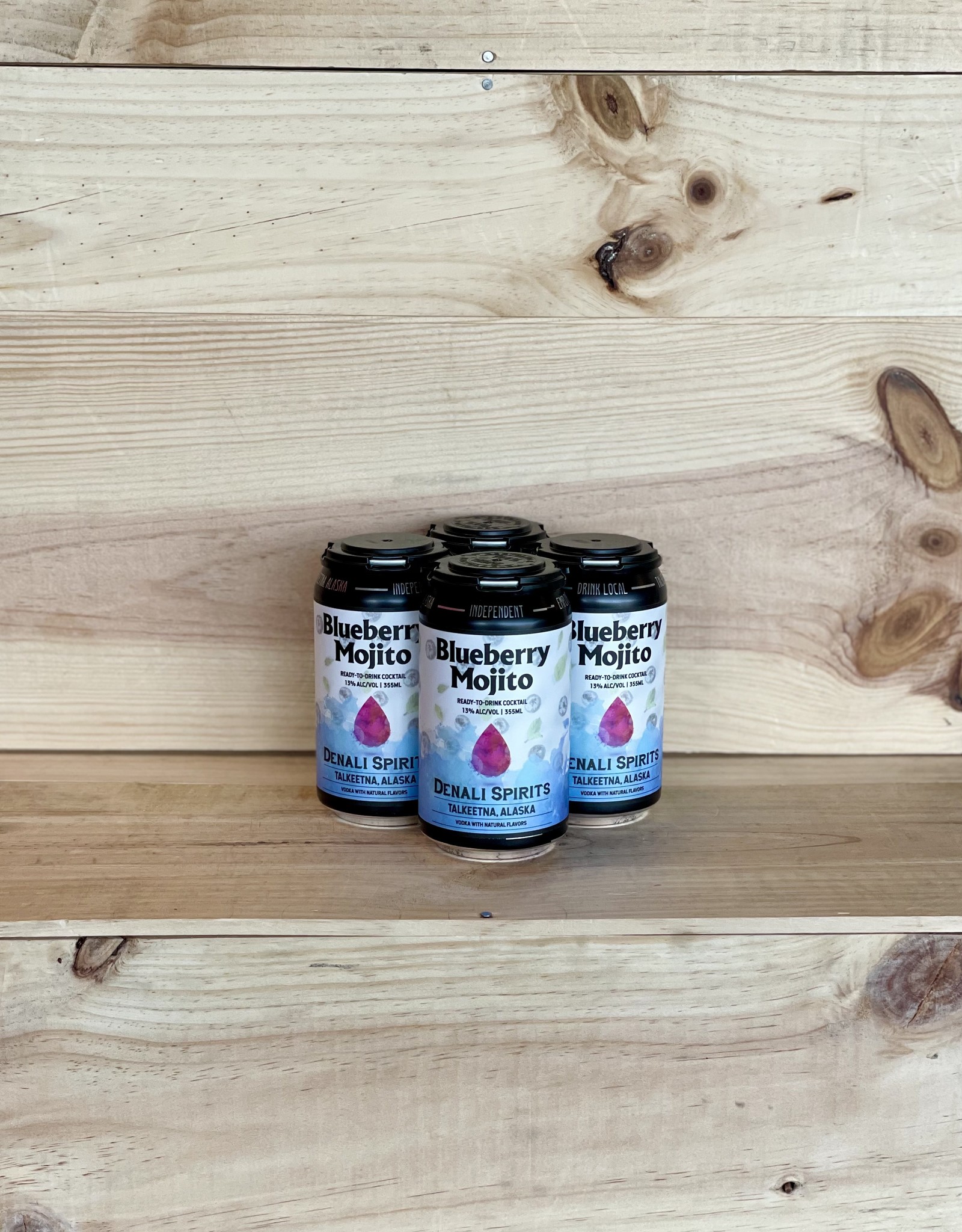 Denali Spirits Blueberry Mojito Cans 4-pack