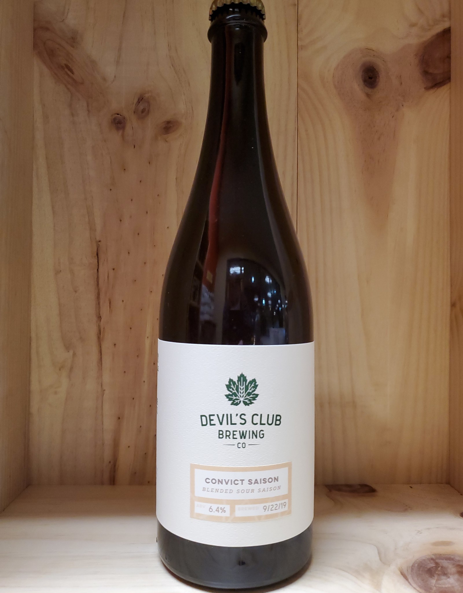 Devil's Club Convict Saison Aged Wild Beer 750ml (Big Bottle)