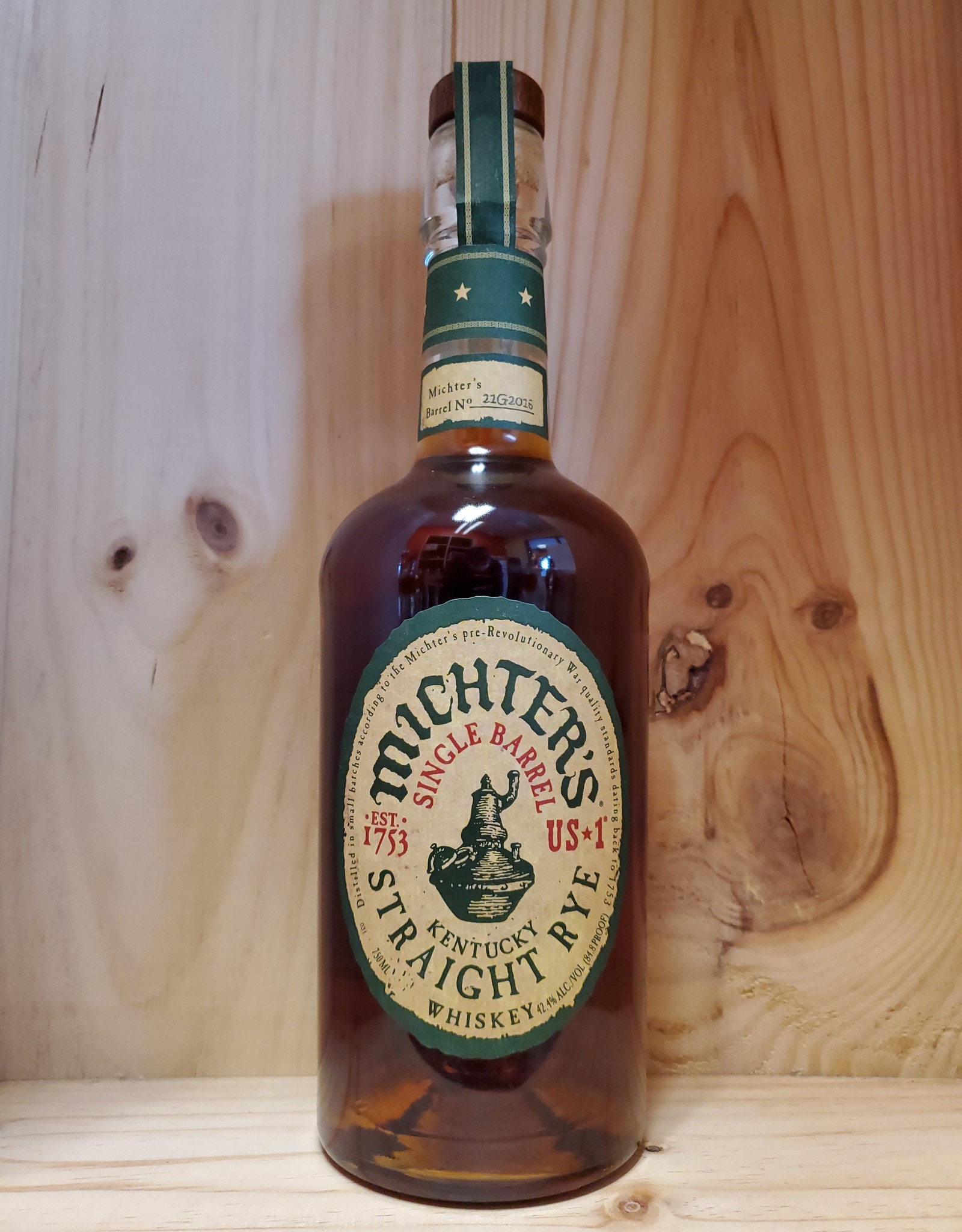 Micters Rye Michters Single Barrel Straight Rye Whiskey - La Bodega Flagship