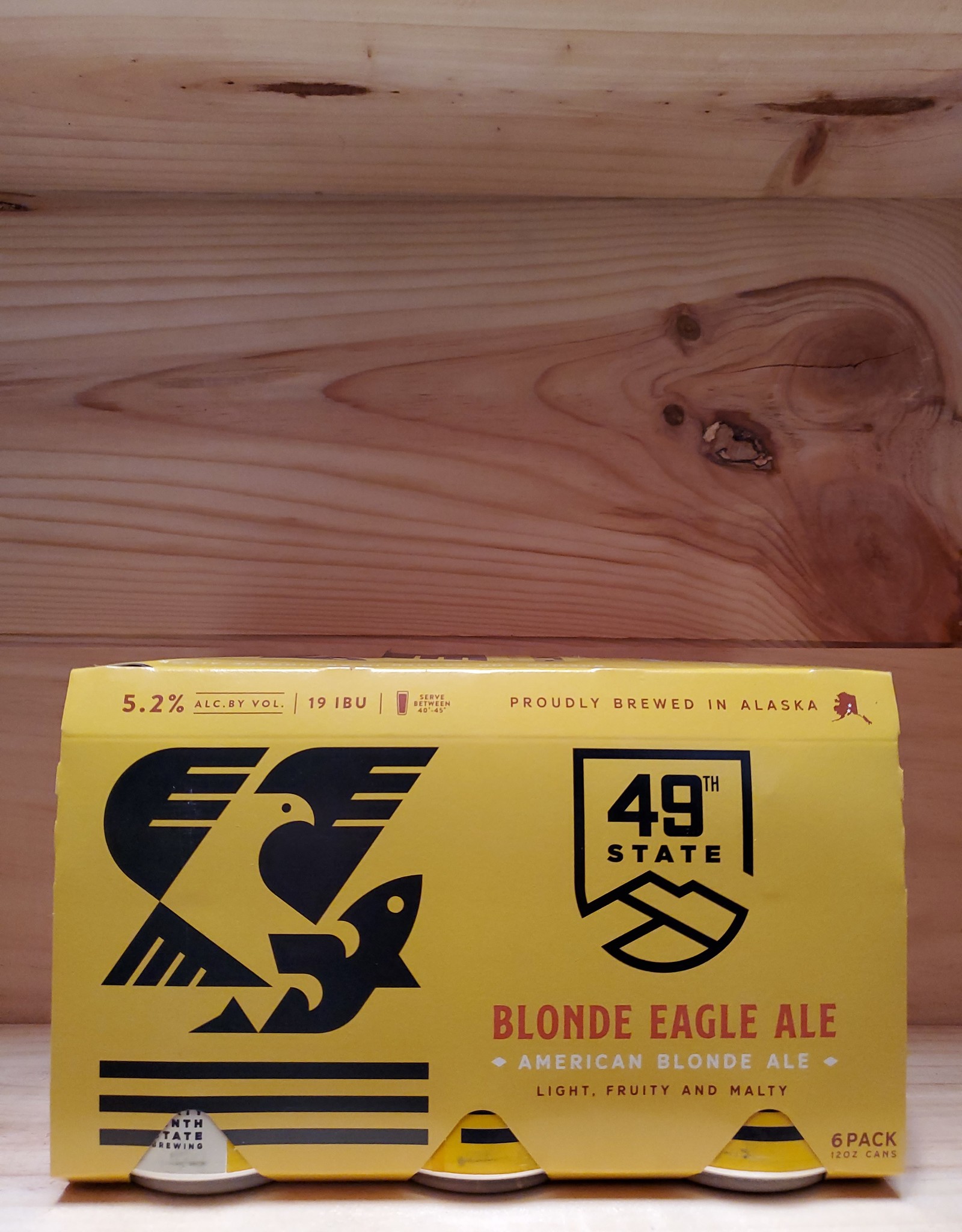 49th State Blonde Eagle Ale Cans 6-pack