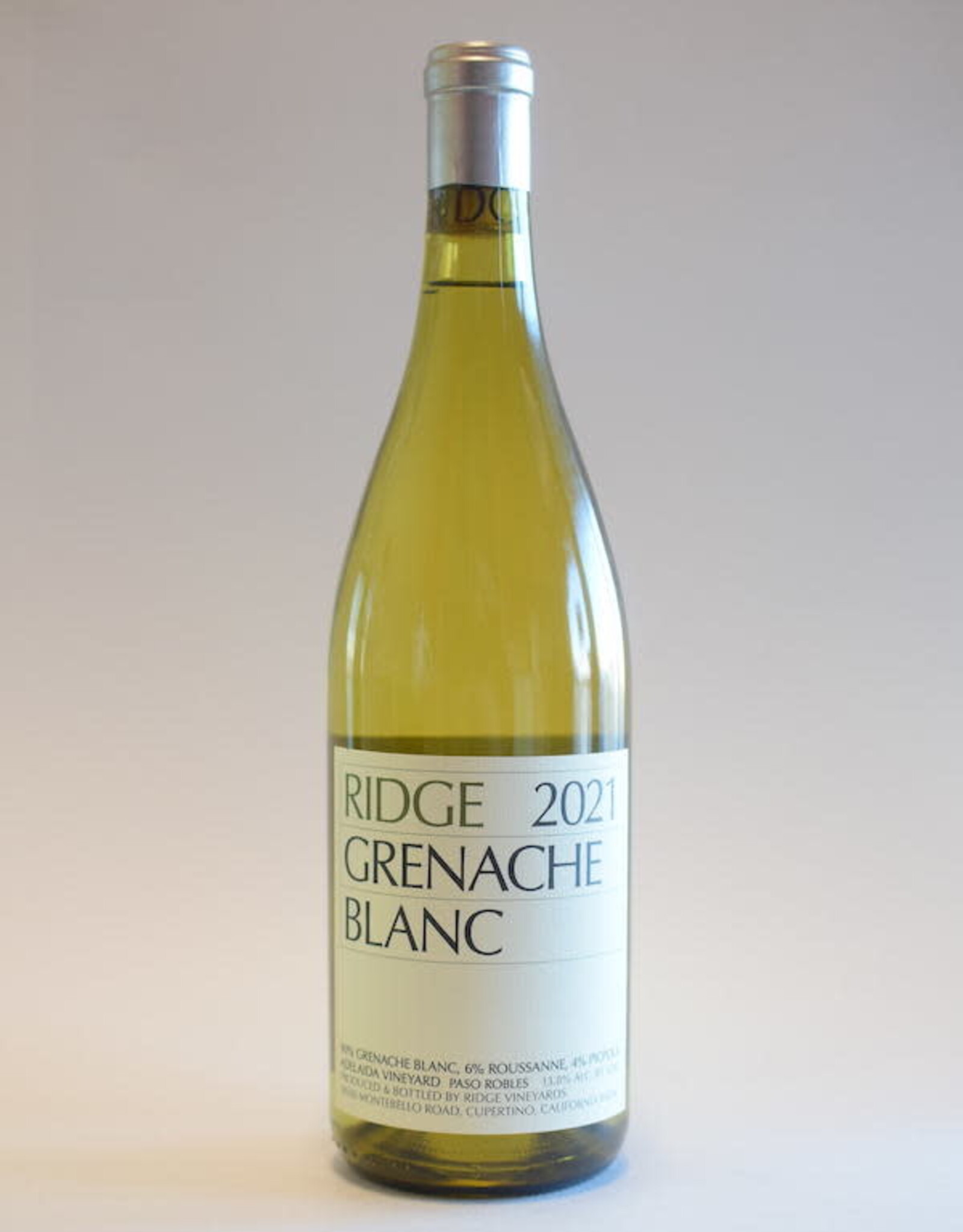 Ridge Vineyards Grenache Blanc