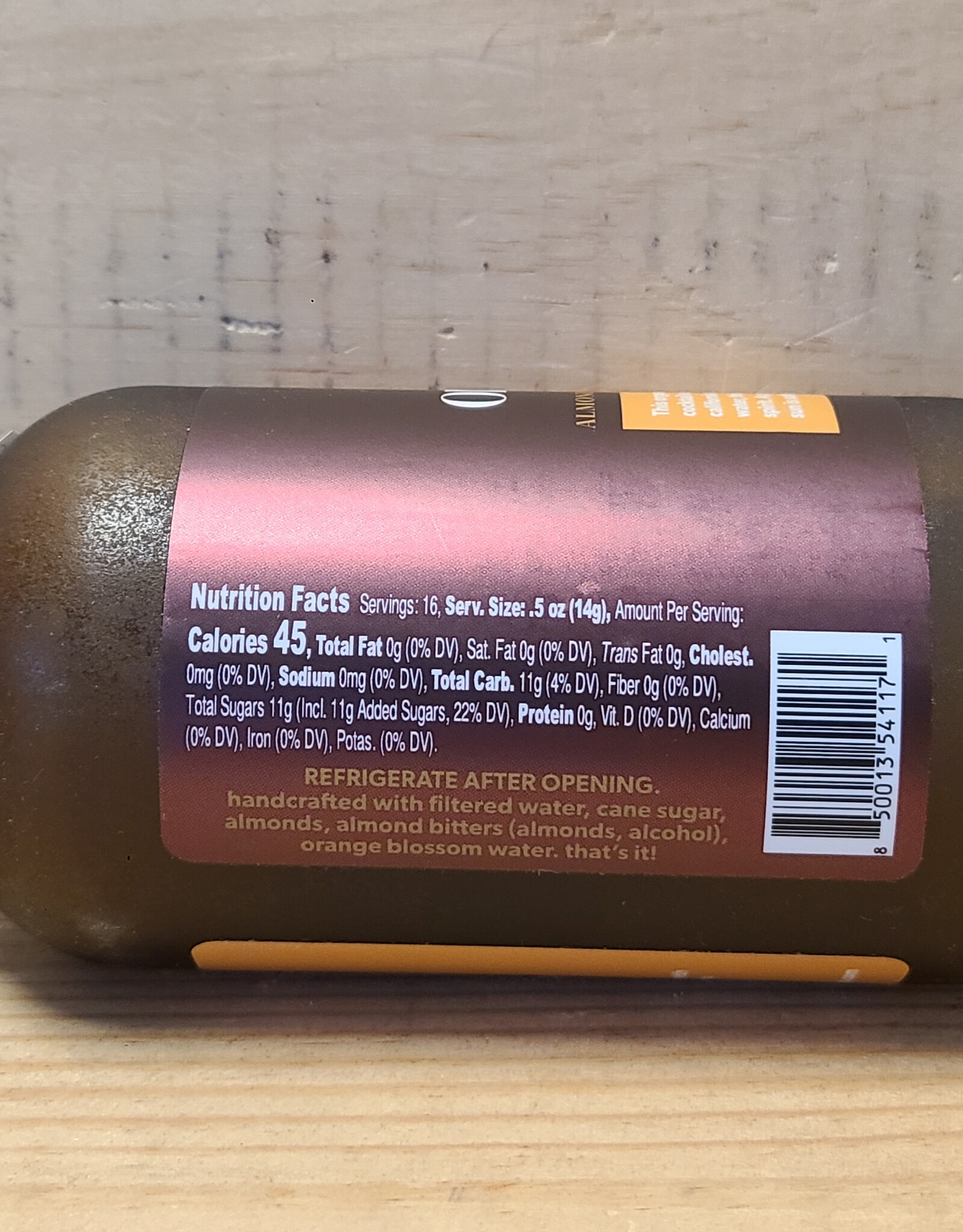 Yes Cocktail Co. Orgeat Syrup