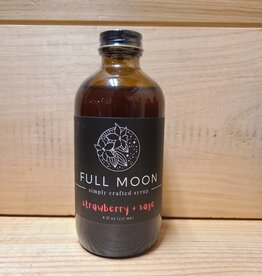 Full Moon Strawberry Sage Simple Syrup