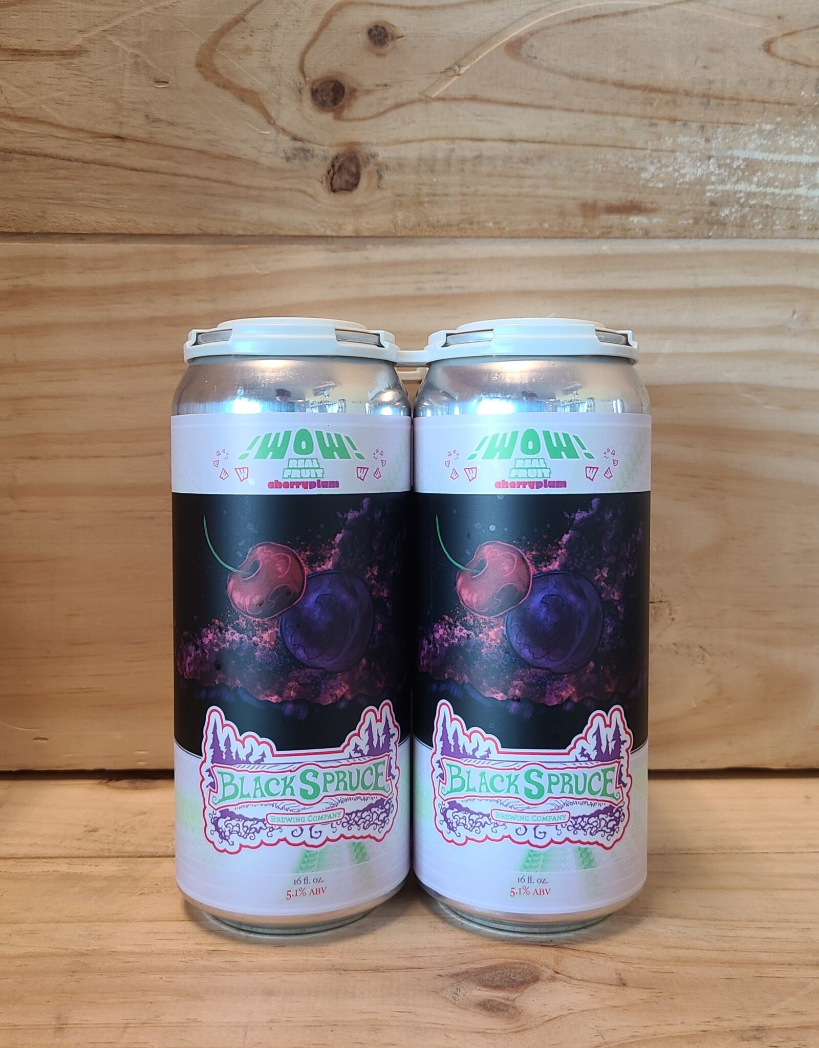 Black Spruce WOW! Real Fruit Smoothie Sour Cans 4-pack