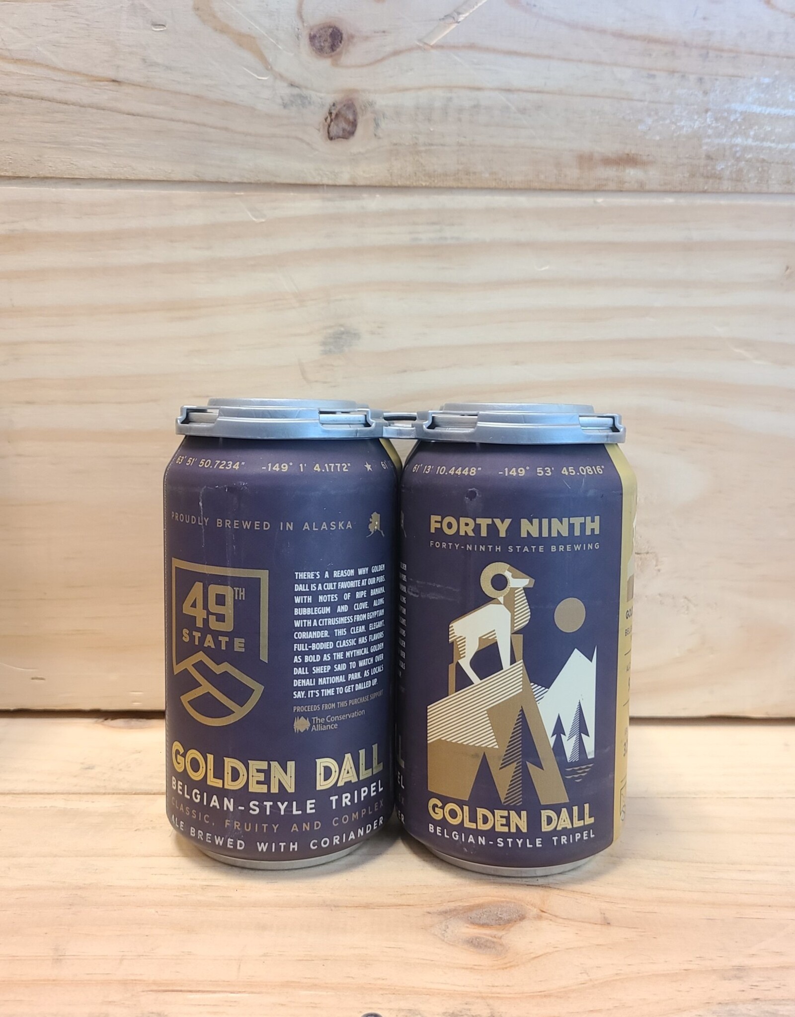 49th Golden Dall Tripel Cans 4-pack