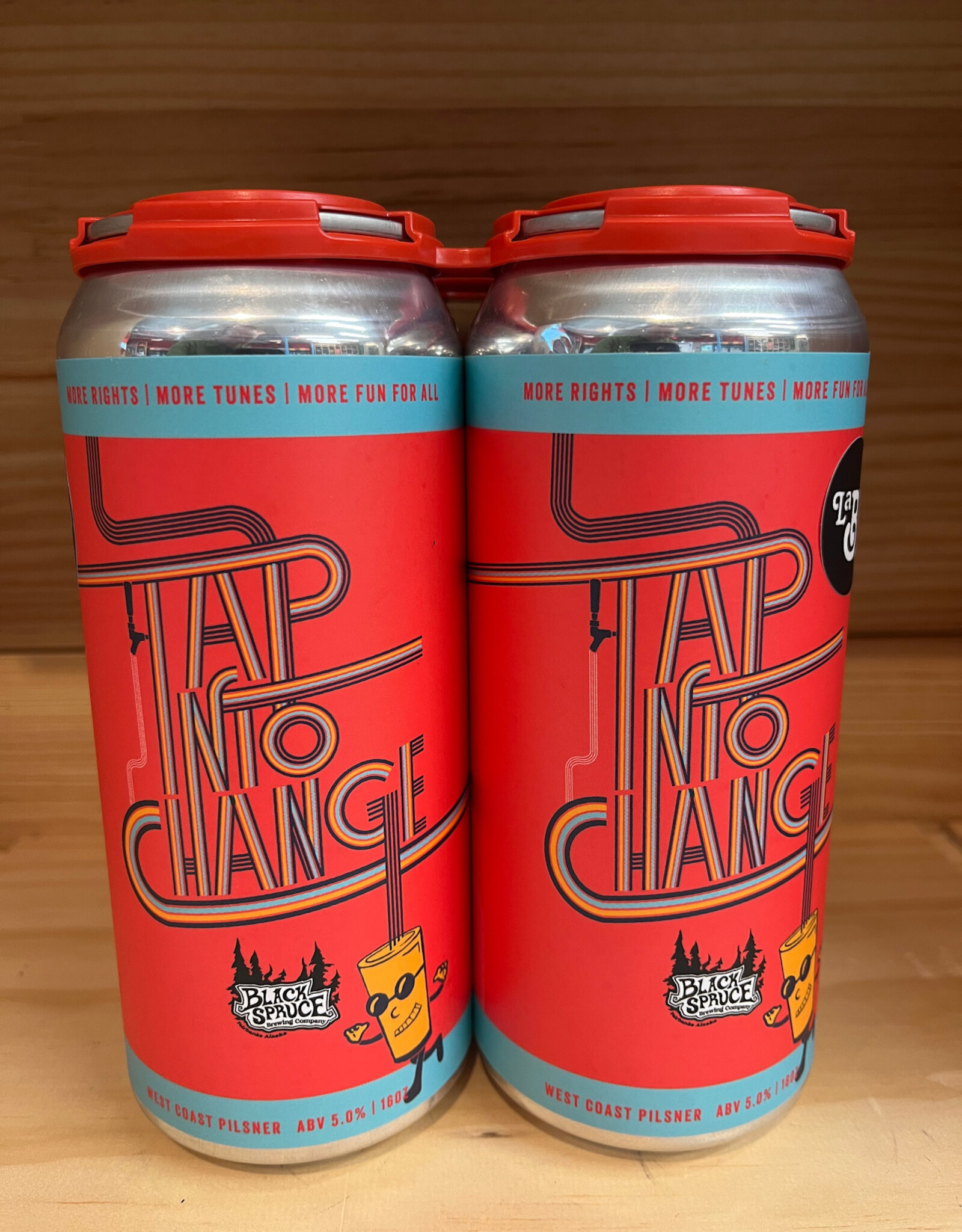 Black Spruce Tap Into Change West Coast Pilsner Cans 4-pack