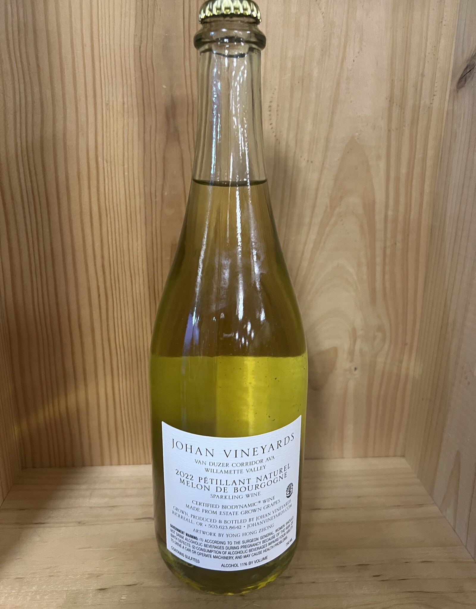Johan Vineyards Pet Nat of Melon de Bourgogne
